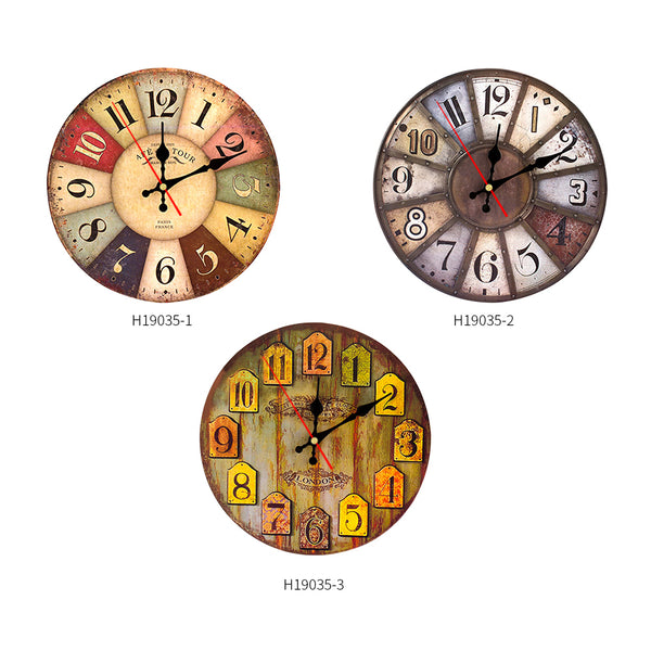 Antique Wooden Wall Clock