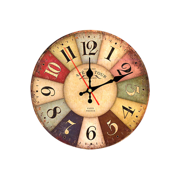 Antique Wooden Wall Clock