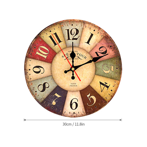 Antique Wooden Wall Clock