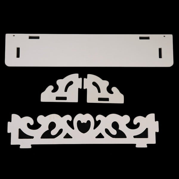 Carved Wall Shelf Hanging Rack