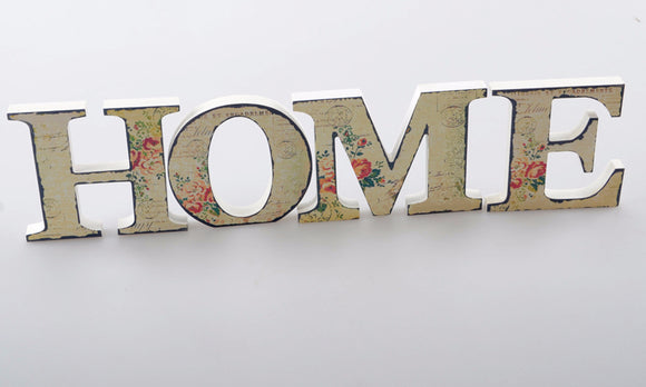 "HOME" Letters Decor