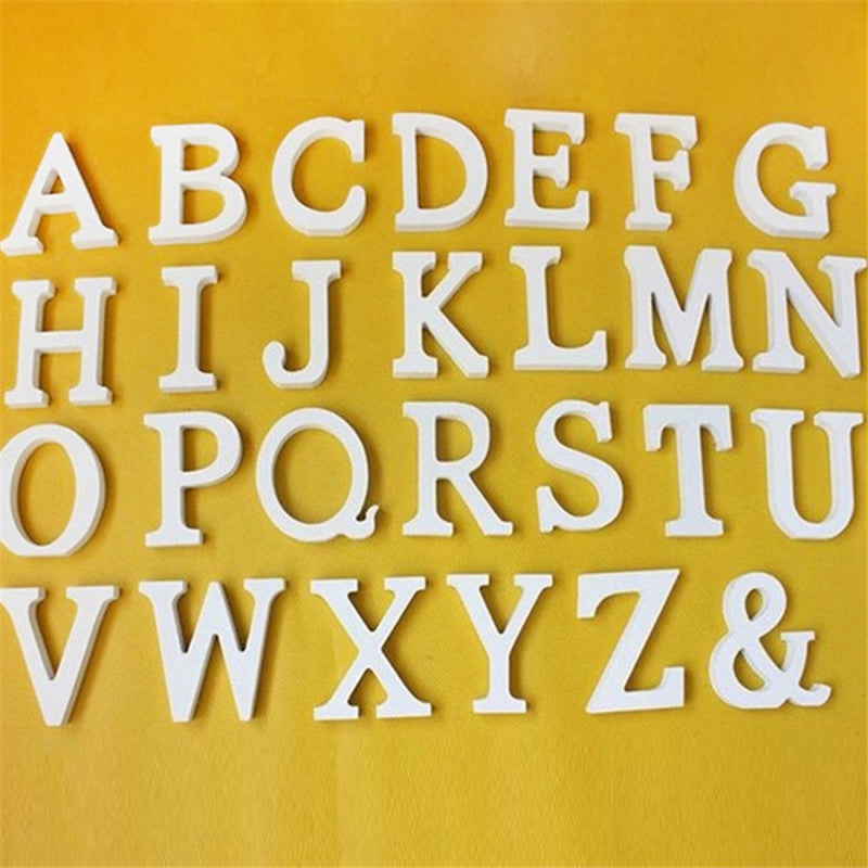 Large Wooden Alphabet Letters