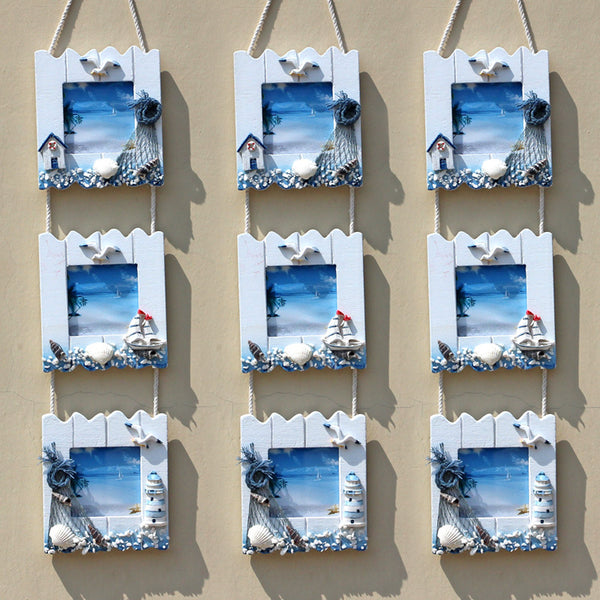 Triple String Mediterranean Wooden Frame