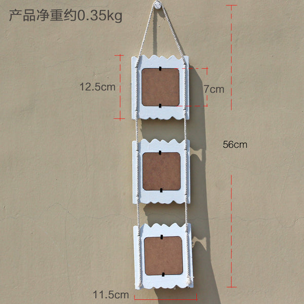 Triple String Mediterranean Wooden Frame