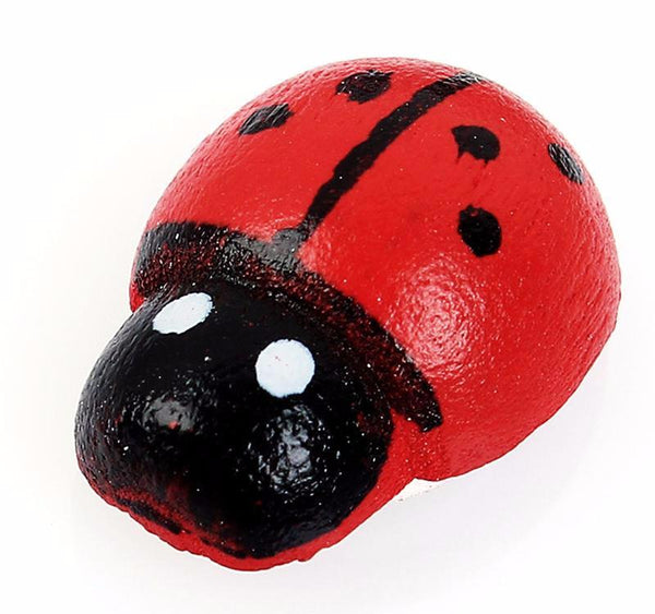 Wooden Ladybug Decor