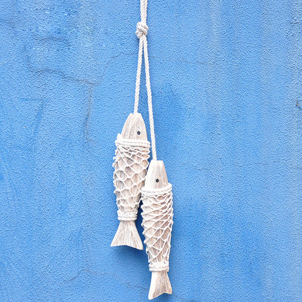 Hand Carved Fish Decor