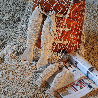 Hand Carved Fish Decor