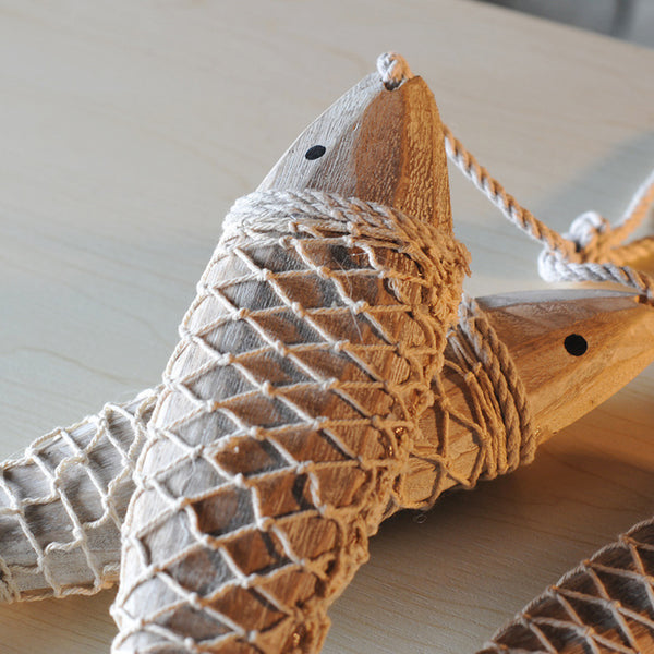Hand Carved Fish Decor