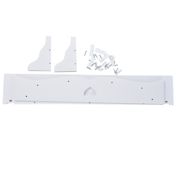 Hollow Heart Wooden Shelf and Coat Rack