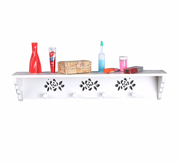 Carved Wall Storage Shelf