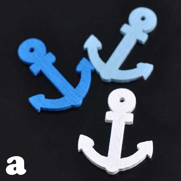 Marine Themed Wooden Stickers