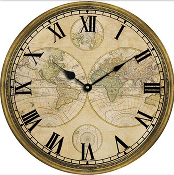 Rustic Vintage Wall Clock