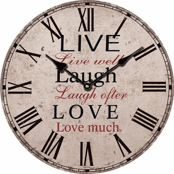 Rustic Vintage Wall Clock